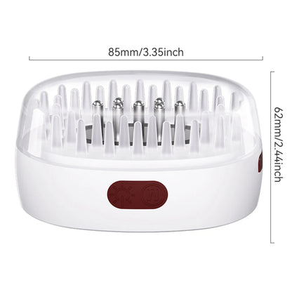 7 in 1 Red Light Hair Brush Comb Vibrating Electric Red Light Scalp Massager with Oil Applicator Hair Care Hair Growth Head Spa